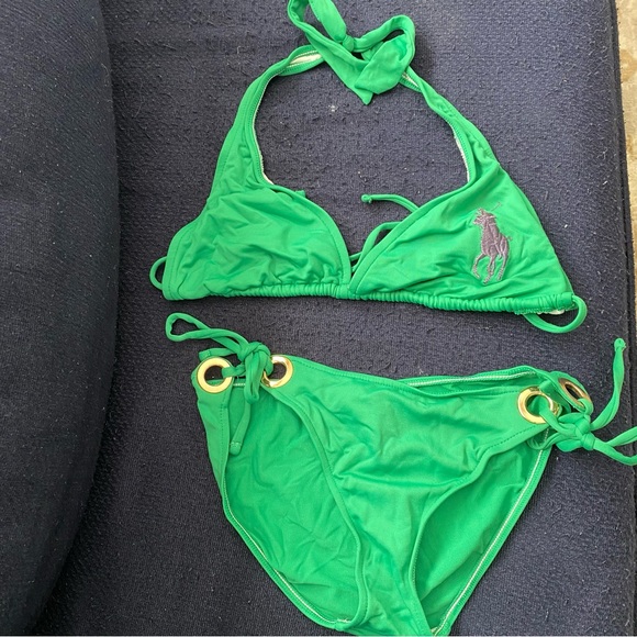 Ralph Lauren Green Bikini Set - Picture 1 of 4